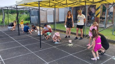 Malování na asfalt s posezením - 8. června 2024